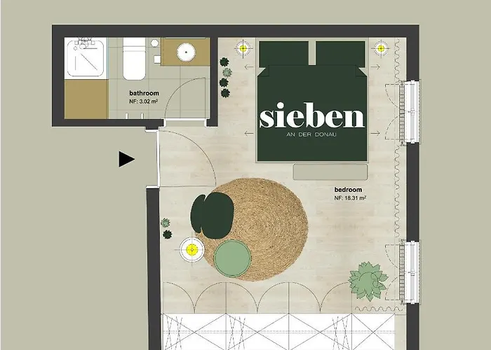 - Sieben An Der Donau Quarto em Acomodações Particulares Ottensheim